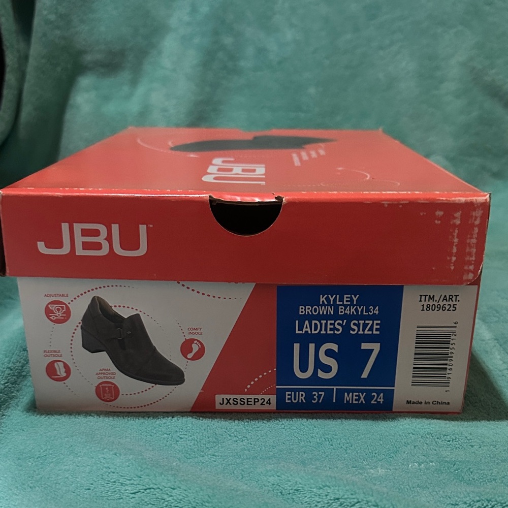 🔴🔴🔴 SOLD 🔴🔴🔴 JBU Women's Brown Ankle Boots - Size 7 - Picture 3 of 4